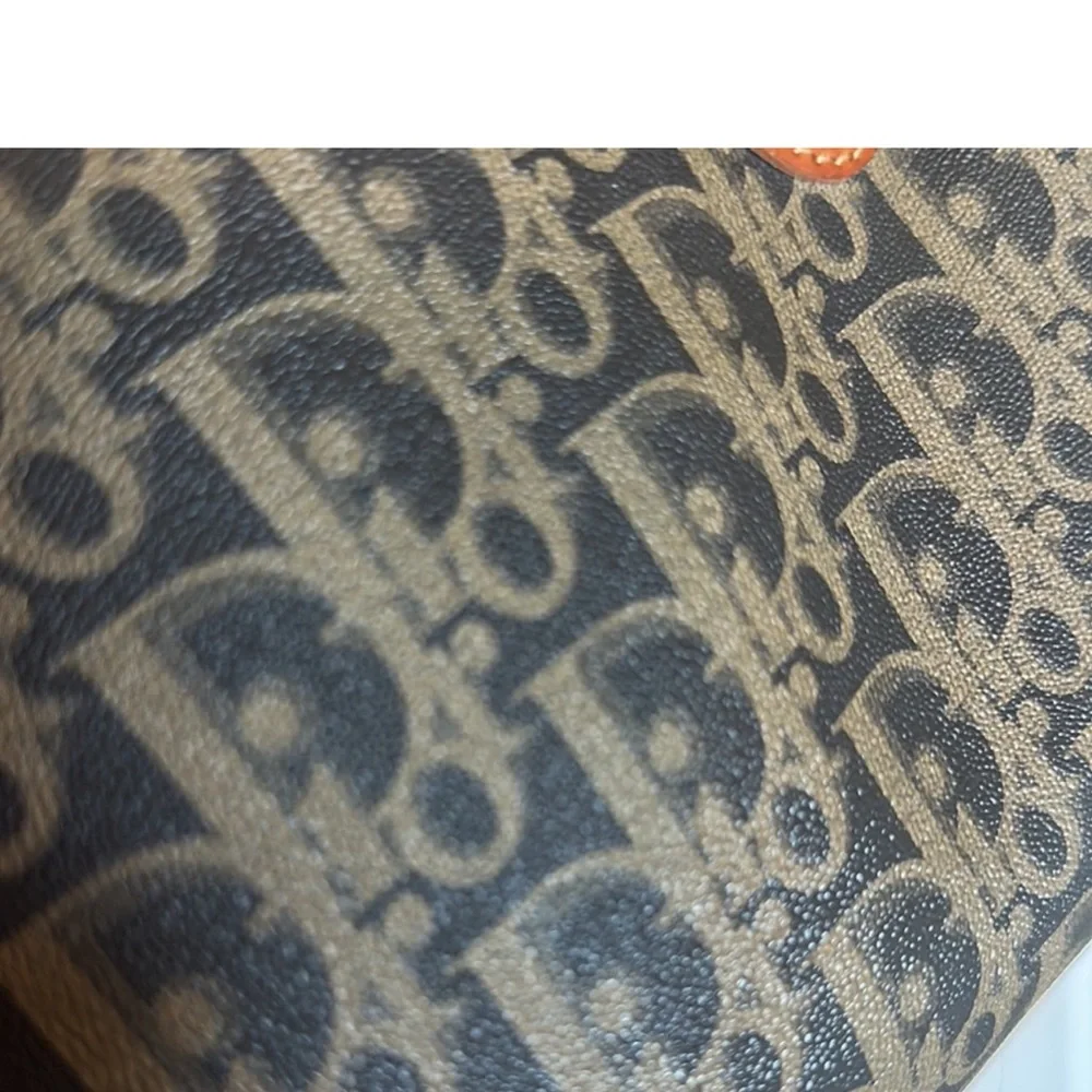 DIOR 2 way crossbody 11x8 trotter monogram black CLEAN/PRISTINE coated canvas - Picture 8 of 8